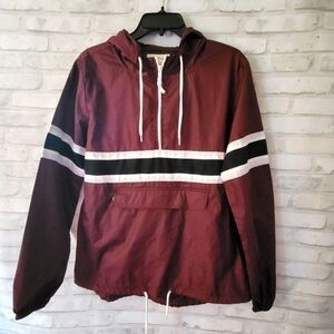 ZINE windbreaker pullover kangaroo pouch Zumiez medium